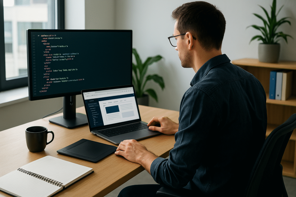 webiste code development